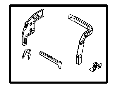 Mopar 68019180AD REINFMNT-Fender