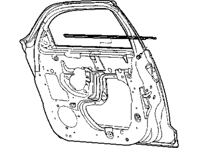 Mopar 5067151AA WEATHERSTRIP-Front Door Belt