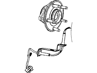 Mopar 52109947AE Hub And Bearing