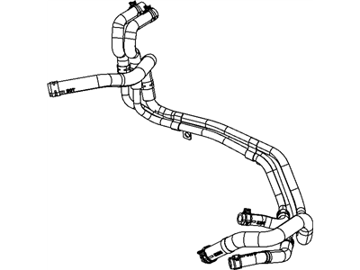 Mopar 55037833AG Hose-Heater Supply And Return