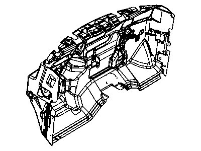 Mopar 55350873AJ SILENCER-Dash Panel