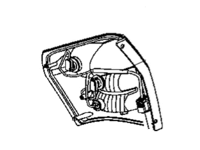 Dodge Magnum Back Up Light - 4805966AB