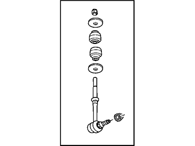 Dodge Ram 1500 Sway Bar Link - V5072935AC