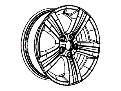 Mopar 5XT94LAUAA Aluminum Wheel