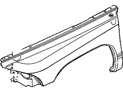 Mopar 55257061AG Shield-Front Fender