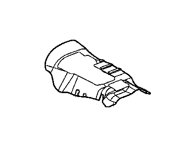 Mopar 55361101AB SILENCER-Floor Pan Front Tunnel