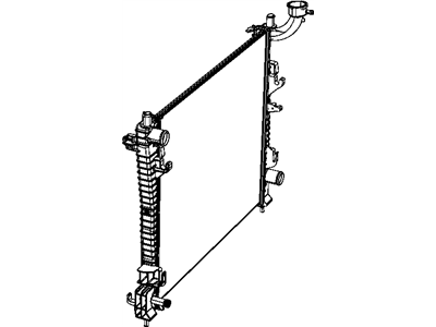 Mopar 55038185AE Engine Cooling Radiator