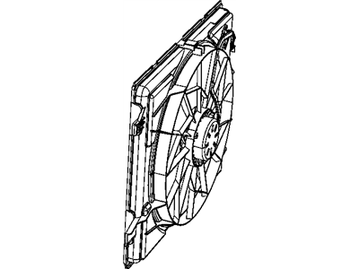 2012 Jeep Grand Cherokee Engine Cooling Fan - 55038994AF