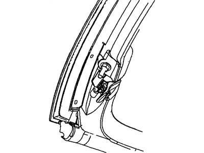 Mopar 4897884AC Latch-Header