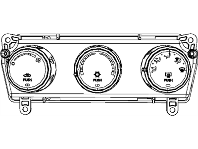 Mopar 55111943AE Air Conditioner And Heater Control