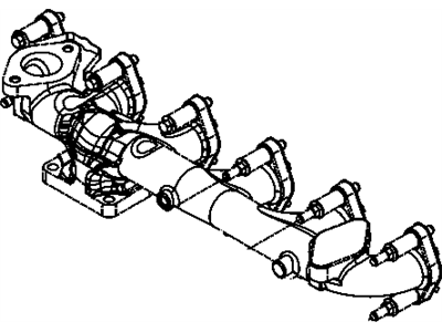 2009 Dodge Ram 4500 Exhaust Manifold - 68002432AB