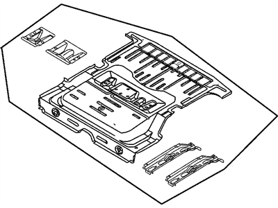 Mopar 5016289AD Pan-Rear Floor