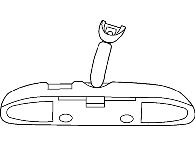 Mopar 5029067AB Inside Rear View Mirror