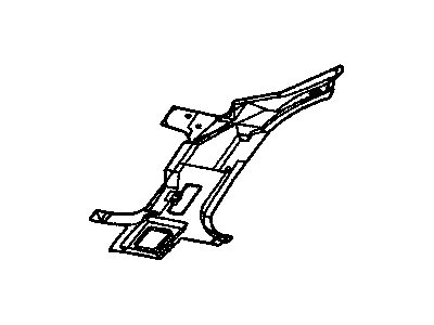 Mopar 5096693AA Pillar-Hinge Inner