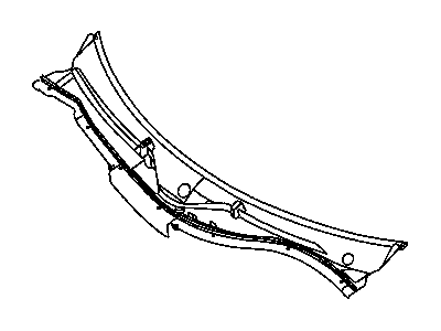 Mopar 5098627AA Grille-COWL Top