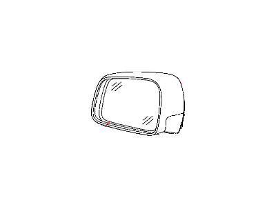 Mopar 5SG16KBUAA Outside Rear View Mirror