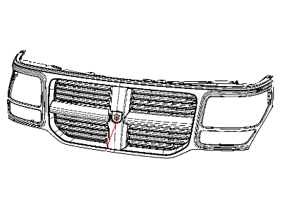 Mopar 55079111AB Grille-Radiator