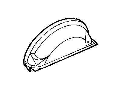 Mopar 5080895AA WHEEL/HOUSE-Rear Inner