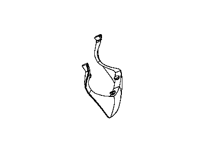 Mopar 5057515AB Cover-Steering Column Gap