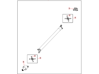 2017 Ram 3500 Drive Shaft - 5146672AA