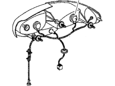 Chrysler Sebring Back Up Light - 5288608AB