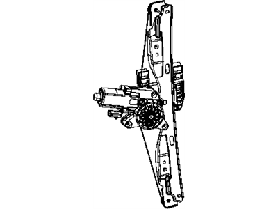 2012 Dodge Avenger Window Regulator - 68023519AA