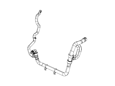 2016 Jeep Cherokee Radiator Hose - 68102138AF