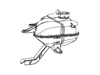 Mopar 55037999AE Bottle-COOLANT Recovery