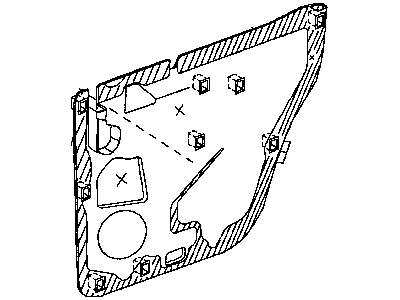 Mopar 55256689AI Shield-Rear Door