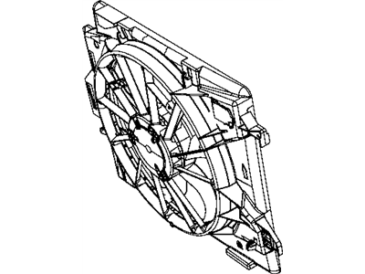 Chrysler Engine Cooling Fan - 5058674AA