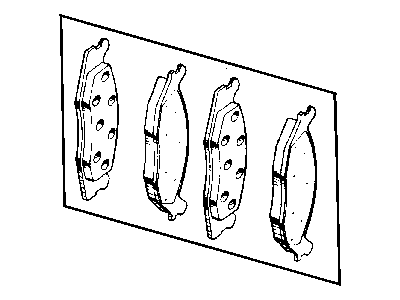 Mopar 5191955AA Front Disc Brake Pad Kit