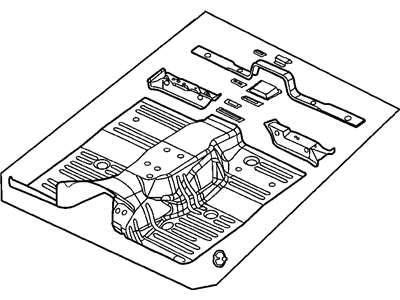 Mopar 55137188AB Pan-Floor