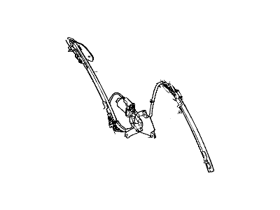 Mopar 4865611AD Front Door Window Regulator