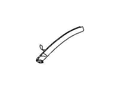 Mopar 4865568AD WEATHERSTRIP-Folding Top Side Rail