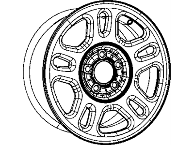 Mopar 5KG69S4AAB Steel Wheel