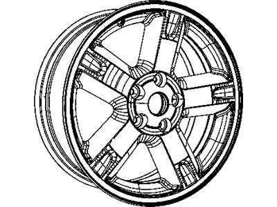 Mopar 68061148AA Wheel Alloy