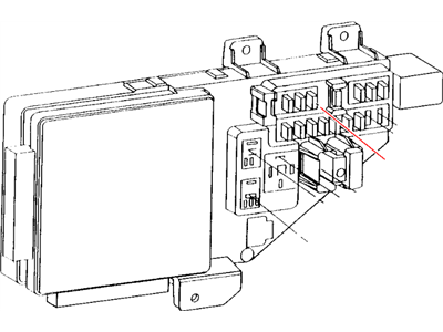 Chrysler Cirrus Fuse Box - 4671401AA