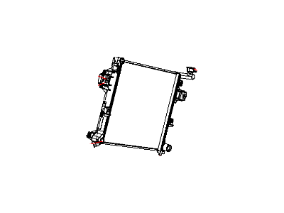 Mopar 55116849AB Radiator Engine Cooling