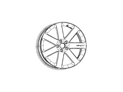 Mopar 1PA56SZDAA Aluminum Wheel