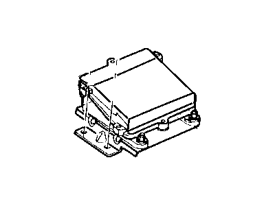 1999 Jeep Wrangler Air Bag Control Module - 56010105AD