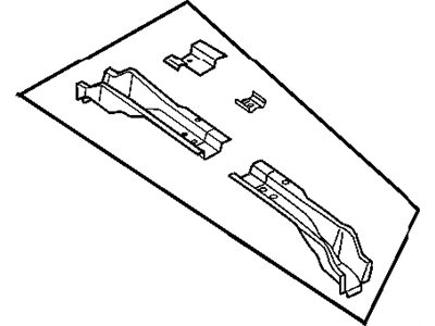 Mopar 55257122AB Support-UNDERBODY Front