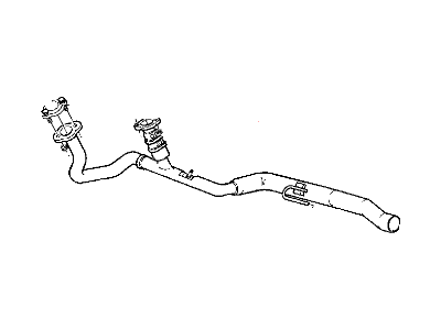 1998 Jeep Grand Cherokee Exhaust Pipe - 52101301AB