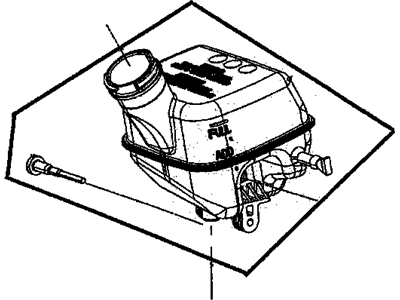 Mopar 5142504AA Reservoir-Brake Master Cylinder