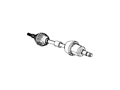 Mopar 4880341AC Cv Axle Shaft Front Left