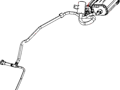 Mopar 4766487AC Hose-Fuel Filler Vent