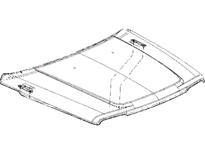 Mopar 55396971AA Hood Panel