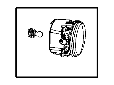 Mopar 5182024AA Front Fog Lamp