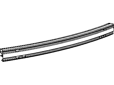 Mopar 57010462AC Beam-Rear Bumper