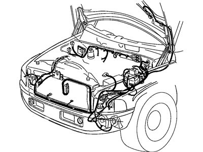 Mopar 56055498AC Wiring-HEADLAMP To Dash