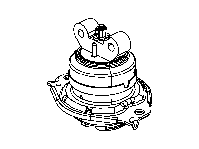 2012 Dodge Challenger Engine Mount Bracket - 4726030AF